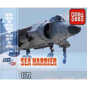 [국내당일발송] AMER 1/72 SEA HARRIER -시해리어 해리어 합금완성품-, 1개