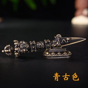 티벳 불교용품 미니 금강저 악귀 수호신 금강령, B