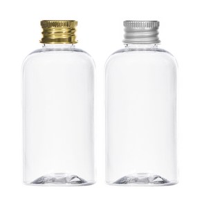 [묶음 1-10개] 알루미늄캡 50ml 60ml 75ml 80ml 100ml 어메니티 공병 허브스프레이공병, 10개, 75ml투명용기 실버캡
