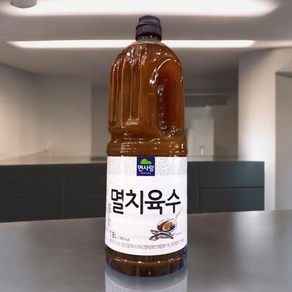 밑국물 멸치육수 1.8L 1개 면사랑 만둣국 잔치국수 업소용육수