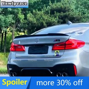 ABS 소재 프로 스타일 프라이머 컬러 리어 트렁크 립 스포일러 자동차 스타일링 BMW 5 시리즈 G30 F90 M5 2018 2019 20 21 2022 스포일러