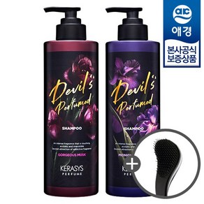 케라시스 데빌스 퍼퓸 샴푸/린스 1L x1개 + 브러쉬빗 증정, 머스크 린스 x1개, 1개