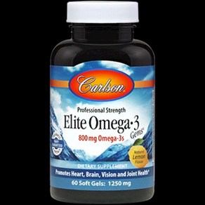 칼슨랩스 Elite Omega 3 Gems 60 소프트젤, 60정, 1개