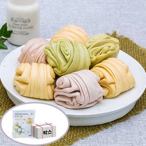 랜시푸드 삼색화권 1box(30G x 30EA x 5PK)꽃빵(아이스박스+냉매제포함가격), 900g, 5개