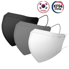 하이파이브 국산 KF94 마스크 대형 새부리 마스크 블랙, 100개입, 1세트