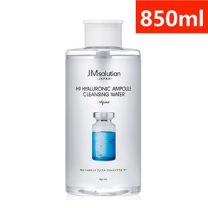 제이엠솔루션 H9 히아루로닉 앰플 클렌징 워터 아쿠아, 850ml, 1개