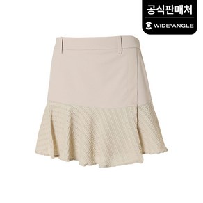 [와이드앵글 공식] [골프] 여성 CF 스모킹 레이스 플레어 큐롯 L WWM22Q44E2