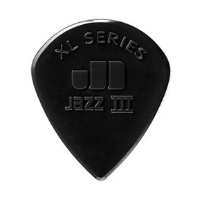 Dunlop 던롭 피크 재즈3 XL시리즈 JAZZ III XL 47RXL 1.38mm (레드/블랙) [공식수입정품], 1개