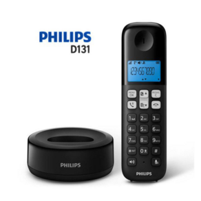 필립스 Philips 사무실 무선전화기 블랙 D131 발신자표시 스피커폰 집전화