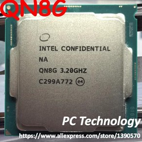 인텔 코어 프로세서 i7 8700K ES 버전 CPU QN8G 3.2Ghz 6 코어 i7-8700K 오버 클러킹 가능 호환 가능