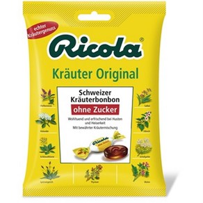 리콜라 Ricola 오리지널 허브 허브캔디 스위스 75g