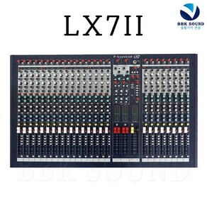 Soundcaft LX7II 아날로그 믹서 32채널 믹싱 레코드 사운드 공연행사 교회 믹스