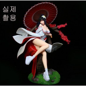 나루토 YOMI 휴우가 히나타 GK 피규어 대형 장식품33cm, 1개