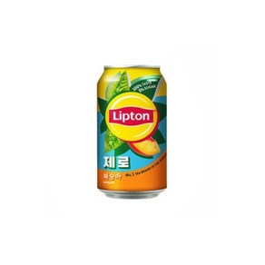 립톤 제로 아이스티 복숭아, 48개, 1개입, 355ml