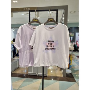 신디키즈[NC터미널점] 여름철 아이템!!! 캐릭터 프린트!!!가볍고 부드러워 데일리로 입기 너무좋은 밑단셔링 포포반팔티 CIRA25413