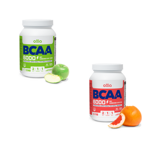 [1+1] 올라 BCAA 6000 맛있는 아미노산 보충제, 그린애플자몽, 2개, 500g