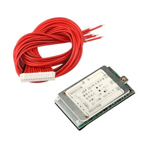 13S 48V 15A 리튬 배터리 보호 보드 BMS PCB LED 태양 광 가로등 18650 팩용, 1개