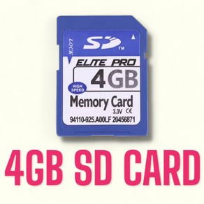 저용량 SD카드 빈티지 디카전용, 1개, 4GB