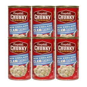 [코스트코] CAMPBELL'S 클램차우더 스프캔, 6개, 505g