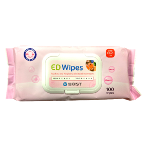 이디와입스 ED wipes 100매 소독티슈 질병관리본부 병원소독티슈