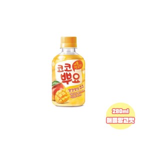 팔도 코코뿌요 애플망고맛 24PET, 280ml, 24개