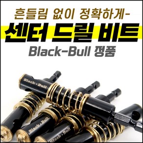 센터드릴비트 경첩에 드릴 HSS 목공용 기리 목재용 블랙불, 1개