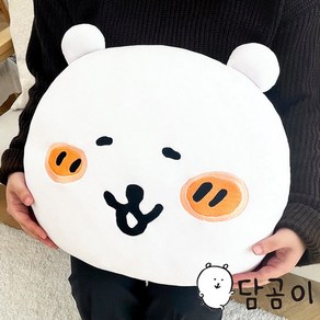 담곰이 볼터치 얼굴 쿠션 인형 40cm 농담곰, 담곰이 볼터치 얼굴쿠션 40cm, 1개