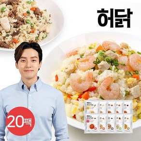 [허닭] 닭가슴살 곤약볶음밥 250g 10종 20팩, 20개