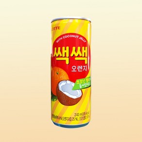 롯데 쌕쌕 오렌지 240ml x 30개/코코넛 젤리 과즙음료