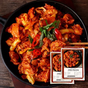 [춘천직송] 와와푸드 춘천닭갈비700g, 2개, 700g