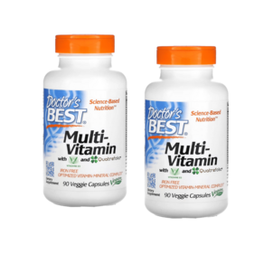 닥터스베스트 멀티비타민 Multi Vitamin 아이언프리 90캡슐 2병 A B C D, 2개