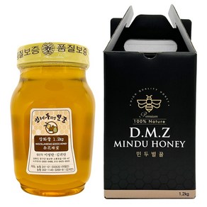 DMZ 민두벌꿀 민통선 두타연 강원도 양구 벌꿀 잡화꿀 1.2kg, 1개