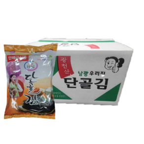 우리집 단골김 80g(18매) 10봉 / 1박스