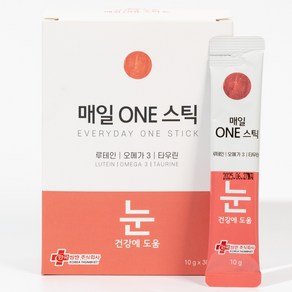[국내정품]매일ONE스틱 눈 건강에 도움 영양제 30개입 DOG CAT[매장], 30회분, 눈물개선/눈건강, 1개