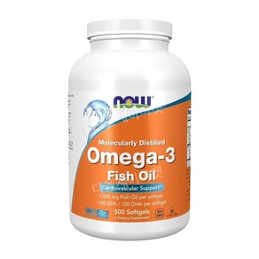 나우푸드 오메가3 오메가쓰리 오메가31000mg OMEGA3 OMEGA-3 500정, 1개