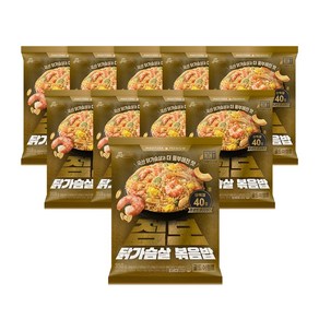 [랭킹닭컴] 맛있닭 점보 닭가슴살 볶음밥 골드쉬림프, 10개, 350g