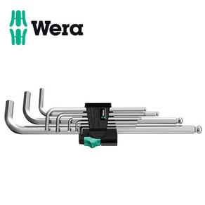 Wera 베라 볼 L렌치 세트 950PKL/9 SB 육각 렌치 세트