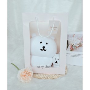 [정품] 농담곰 담곰이 봉제인형 중형 28cm +가방고리인형