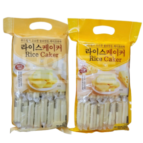 라이스케이커 계란맛 200g + 치즈맛 200g (총2개), 2개