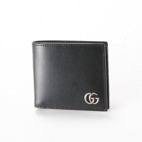 GUCCI 428726 0YK0N 1000 (블랙) / 남자반지갑 마몬트 은장 GG