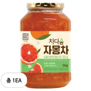 녹차원 차다움 자몽차, 1kg, 1개입, 1개