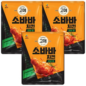 소바바치킨 양념 봉, 300g, 3개