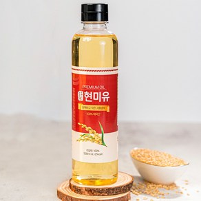 시장쏙 프리미엄 100% 현미유, 500ml, 1개