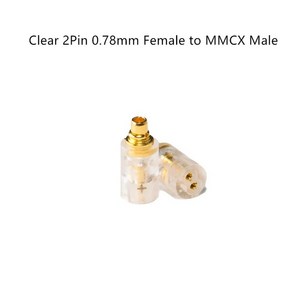 OE 오디오 CIEM 미니 이어폰 플러그 케이블 어댑터 액세서리 2 핀 0.78mm-MMCX/MMCX-2 0.78mm, [04] Clea 2Pin to MMCX