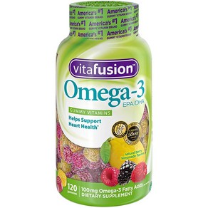 Vitafusion Omega 3 Gummies 120 Count (Packaging May Vary)