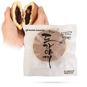 만나 국민간식 수제 단팥빵 오리지널 도라야끼 NEW 80g 20봉 40봉