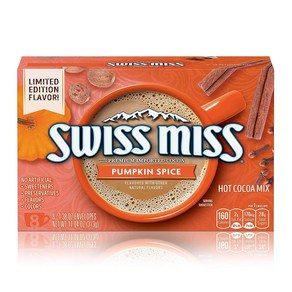 Swiss Miss Hot Cocoa Mix Pumpkin Spice 11.04 Ounce 스위스 미스 핫 코코아 믹스 호박 향신료 11.04 온스