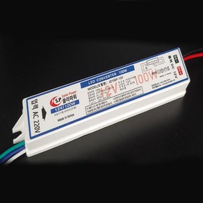 국산 LED 조명 모듈 PCB 간판 SMPS 방수형 안정기 200W DC12V 울빛, 1개