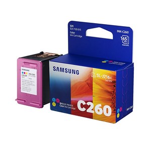 삼성전자 삼성 INK-M260 INK-C260 정품잉크 SL-J2160W SL-J2165W [GRE], 1개