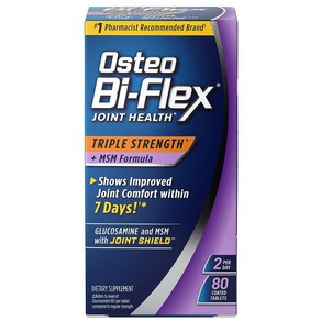 Osteo Bi-Flex 트리플 스트렝스(5) MSM 80개, 1개